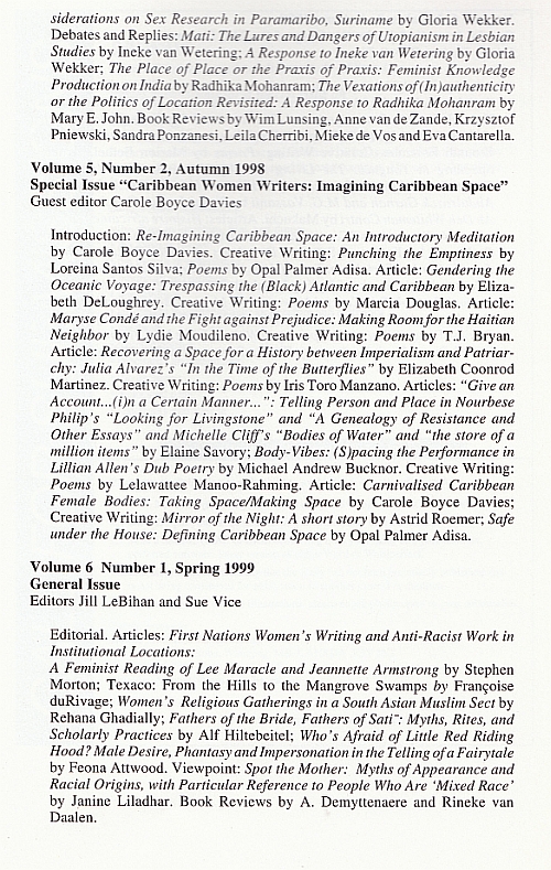 Back Issues Thamyris Vol.7, No. 1/2 - 2000, 4e pagina